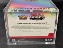 Pokemon SV8.5 Prismatic Evolutions Sealed Booster Bundle Display W/Acrylic Case - Image 3