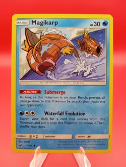 2017 Pokemon Crimson Invasion Magikarp #17 Extremely LP - Image 1