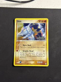 Onix 69/109 Team Rocket Returns Stamped Reverse Holo Pokemon Card 2004 NM/MINT - Image 1