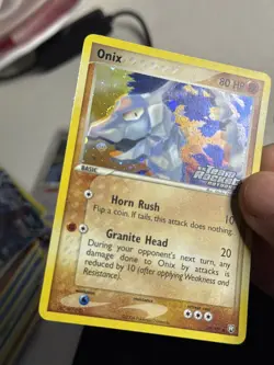 Onix 69/109 Team Rocket Returns Stamped Reverse Holo Pokemon Card 2004 NM/MINT - Image 2