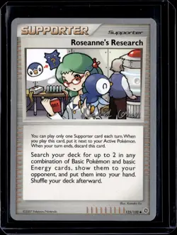 Roseanne's Research - 125/132 / World Championship 2009 (NM) / Pokemon TCG - Image 1