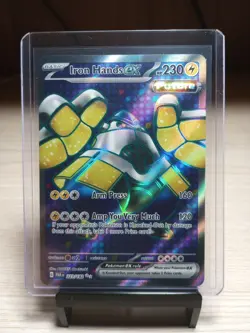 Pokemon TCG - Iron Hands ex - SV04: Paradox Rift 223/182 Ultra Rare M/NM - Image 1