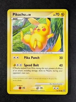 2008 Pokemon PIKACHU #70/100 Stormfront Common Regular English - Image 1