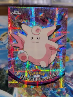 Pokemon Topps Series 1 Clefable #36 Chrome Tekno NM 🔥 - Image 1