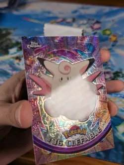 Pokemon Topps Series 1 Clefable #36 Chrome Tekno NM 🔥 - Image 5