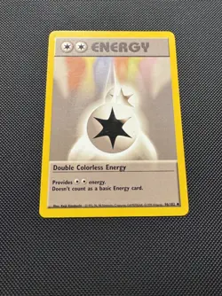 Pokemon TCG Double Colorless Energy 96/102 Base Set Uncommon LP WoTC Unlimited - Image 2