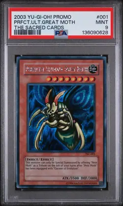 PSA 9 2003 Yu-Gi-Oh! Perfectly Ultimate Great Month TSC-001 Secret Rare Promo - Image 1
