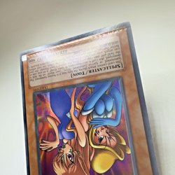 Yugioh Toon Gemini Elf DL6-EN001 Limited Ed Super Rare CRIMP MISPRINT - NM💎 - Image 3