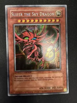 SLIFER THE SKY DRAGON YU-GI-OH! YMA-EN001 LIMITED EDITION 1996 ENGLISH - Image 1