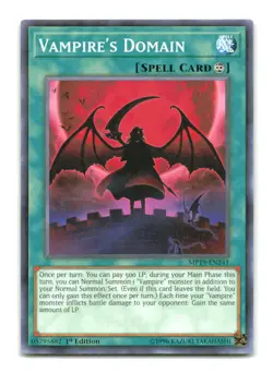 Vampire's Domain - MP19-EN241 1st Edition - YuGiOh-LP - Image 1
