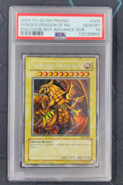 Winged Dragon of Ra GBI-003 Secret Rare Promo YuGiOh English Holo PSA 10 - Image 1
