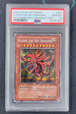 2003 Slifer the Sky Dragon Ultra Rare GBI-001 Yugioh TCG PSA 10 - Image 1