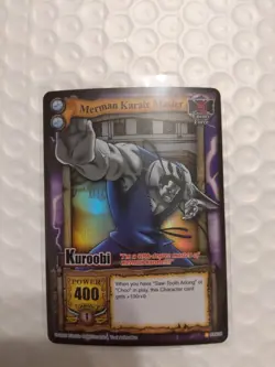 Bandai One Piece CCG Card Kuroobi Merman Karate Master Holo The Quest Begins - Image 2