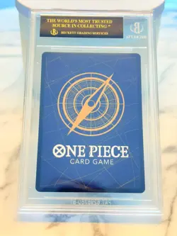 2022 One Piece BROOK BGS 10 BLACK LABEL ST01-011 SUPER PRE RELEASE STRAW HAT C - Image 2
