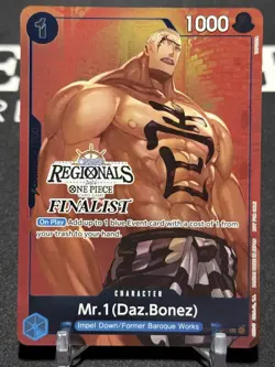 MR. 1 (DAZ BONEZ) - One Piece OP02-063 - FINALIST Promo Online Regionals 2024 - Image 1