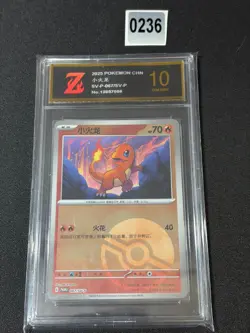 2025 Pokemon Cards CHN. PROMO Charmander 067/SV-P Grade 10 - Image 1