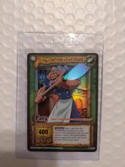 Bandai One Piece CCG Card Patty The Chef With A Foul Mouth Holo The Quest Begins - Image 1