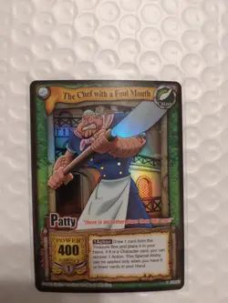 Bandai One Piece CCG Card Patty The Chef With A Foul Mouth Holo The Quest Begins - Image 2