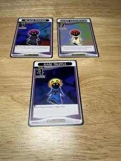 (3) KINGDOM HEARTS TCG Disney Cards White Mushroom, Rare Truffle & Black Fungus - Image 4