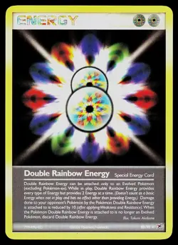 Pokemon Card - Double Rainbow Energy Team Magma vs Team Aqua 88/95 Reverse Holo - Image 1