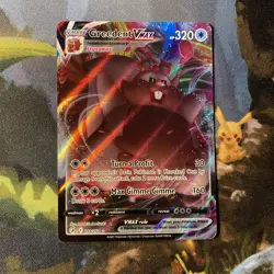 Greedent VMAX (Fusion Strike 218/264) ultra rare Pokemon TCG card - Image 1