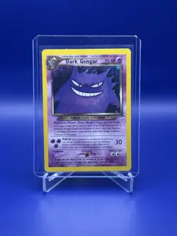 Pokemon Dark Gengar Holo Rare Neo Destiny 70 HP Stage 2 6/105 Unlimited Card - Image 1