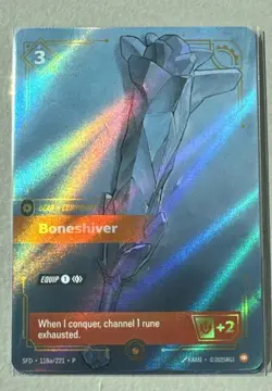 Boneshiver - Riftbound - SFD 118a/221- English - Bologna Regional Promo Card NM - Image 2