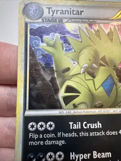 MP- Tyranitar 26/95 Holo HGSS Unleashed Deck Exclusives AUTHENTIC Pokemon Card - Image 5