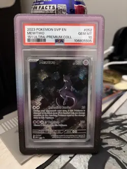 Mewtwo 052 Sv: Scarlet & Violet Promo Cards Holo PSA 10 - Image 1
