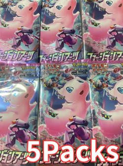 "5Packs" Pokemon Card Sword & Shield Fusion Arts Booster TCG Japan Japanese - Image 1