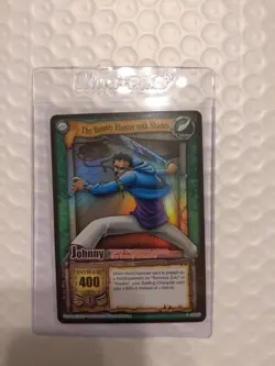 Bandai One Piece CCG Card Johnny The Bounty Hunter With Shades Holo Quest Begins - Image 1