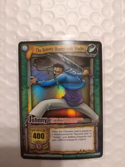 Bandai One Piece CCG Card Johnny The Bounty Hunter With Shades Holo Quest Begins - Image 2