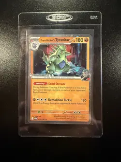 Team Rocket's Tyranitar (Pokemon Center Exclusive) 096/182 Promo Card - Image 1