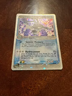 Kingdra ex 92/97 Rare E-Card, E-Reader Series EX Dragon Pokemon Card Holo MP* - Image 2