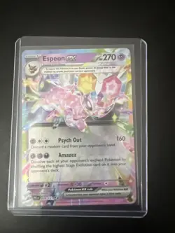 Pokemon TCG Espeon EX Double Rare Prismatic Card 034/131lp - Image 2