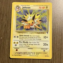 Pokemon Jolteon Legendary Collection 14/110 Holo Rare 70 HP Stage 1 Card - Image 1