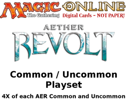 MTGO Magic Online AER Aether Revolt Playset 520 Cards 4x Common/Uncommon - Image 1