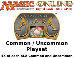 MTGO Magic Online ALA Shards of Alara Playset 724 Cards 4x Common/Uncommon/Basic - Image 1