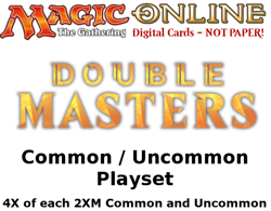 MTGO Magic Online 2XM Double Masters Playset 684 Cards 4x C/U - Image 1