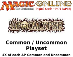 MTGO Magic Online AP Apocalypse Playset 396 Cards 4x Common/Uncommon - Image 1