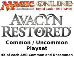 MTGO Magic Online AVR Avacyn Restored Playset 704 Cards 4x Common/Uncommon/Basic - Image 1