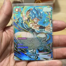 Bandai Dragon Ball Super FB09 Lot Gogeta Gogeta BR Gogeta GT SCR Foil 3 Cards - Image 3