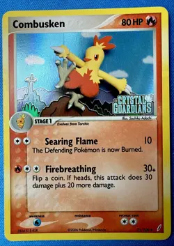 Combusken 31/100 - Reverse Holo EX Crystal Guardians - 2006 Pokemon TCG Card!! - Image 1