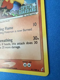 Combusken 31/100 - Reverse Holo EX Crystal Guardians - 2006 Pokemon TCG Card!! - Image 5