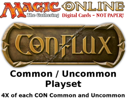 MTGO Magic Online CON Conflux Playset 400 Cards 4x Common/Uncommon - Image 1