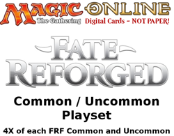 MTGO Magic Online FRF Fate Reforged Playset 520 Cards 4x Common/Uncommon - Image 1