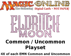 MTGO Magic Online EMN Eldritch Moon Playset 576 Cards 4x Common/Uncommon - Image 1