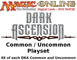 MTGO Magic Online DKA Dark Ascension Playset 432 Cards 4x Common/Uncommon - Image 1