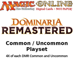 MTGO Magic Online DMR Dominaria Remastered Playset 724 Cards 4x Common/Uncommon - Image 1