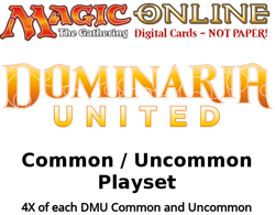 MTGO Magic Online DMU Dominaria United Playset 804 Cards 4x Common/Uncommon/L - Image 1